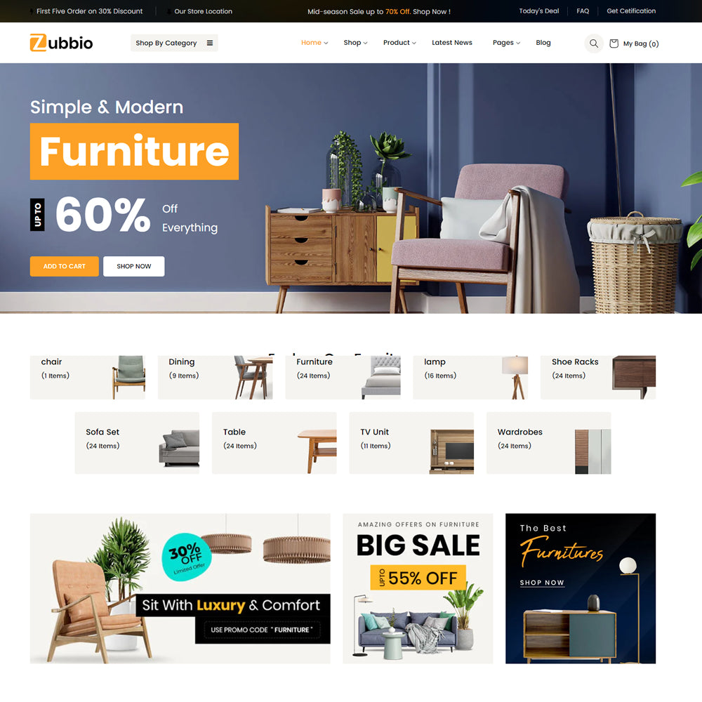 Shopify Furniture Store